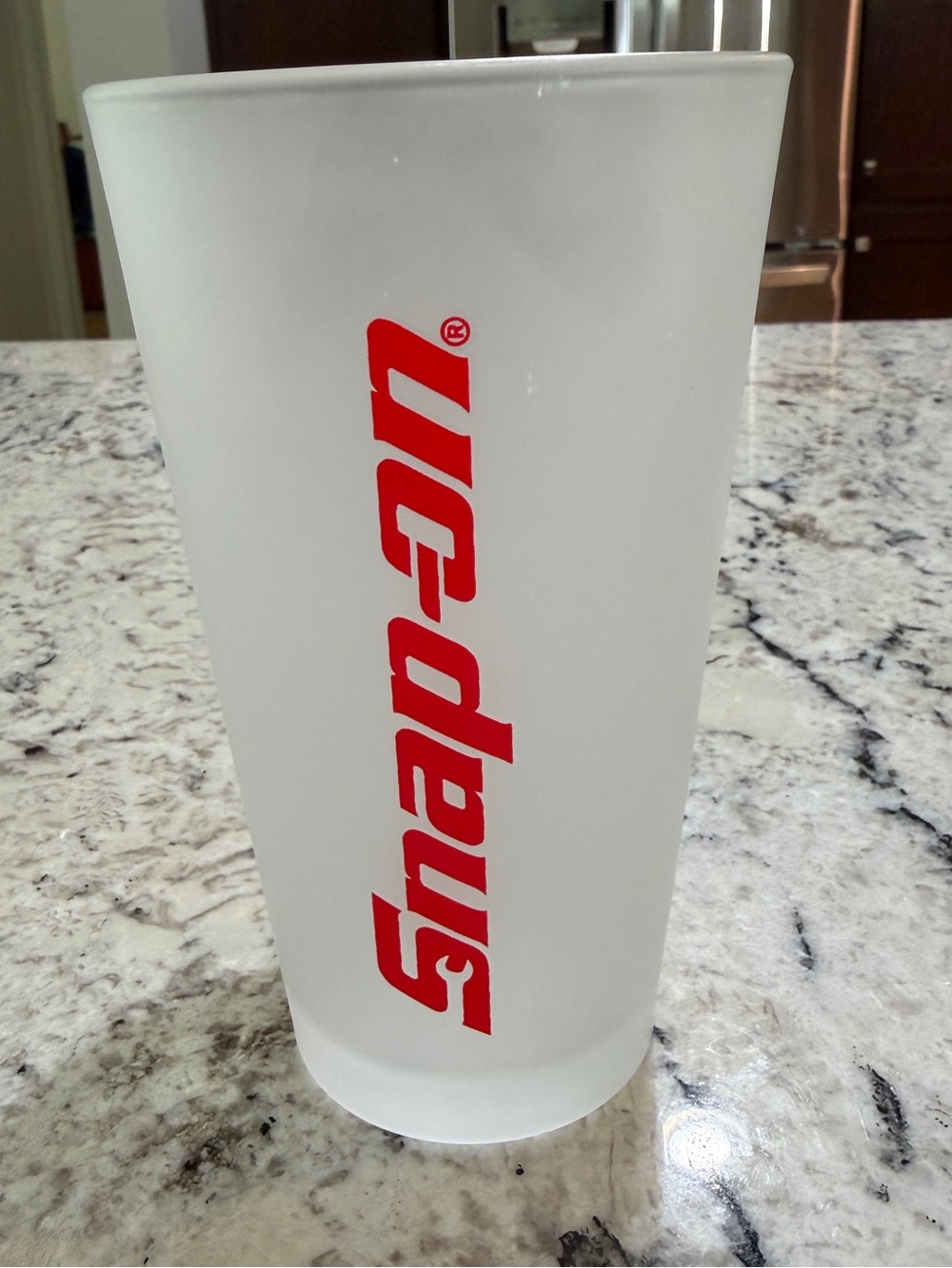 Snap-On Tools Frosted Pint Glass